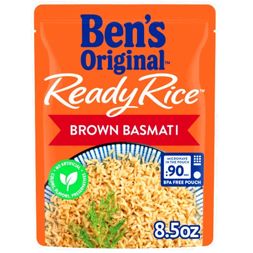 By BEN'S ORIGINAL BEN'S ORIGINAL Ready Rice Brown Basmati Rice, Easy Side Dish, 8.5 oz Pouch