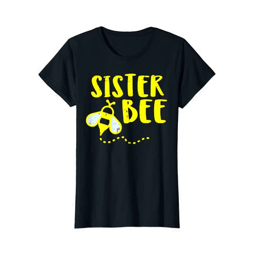 Bee Shirts Men Women Kids Boy Girl Beekeeper Gift Sister Bee Cute Family Matching Sis Girls Women Kids Toddler T-Shirt