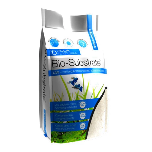 Aqua Natural Sugar White Sand Bio-Substrate 5lb for Aquariums, Sand seeded with Start up bio-Active nitrifying Bacteria