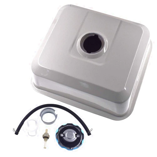 NAVARME Gas Fuel Tank for GX390 13HP GX340 11HP Honda Pressure Washer Chrome Gas Cap Fuel Filter