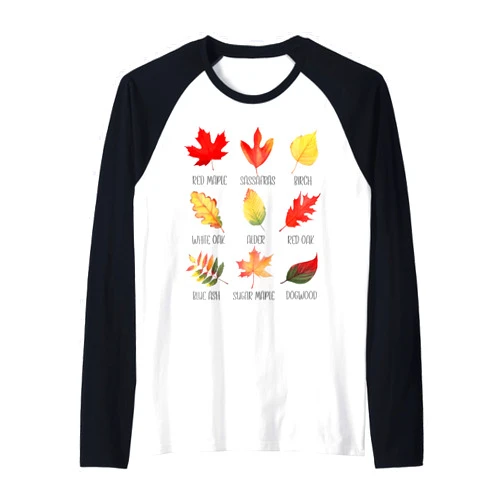 Fall Apple Picking Boho Toddler Kids Autumn Design Maple Leaf Autumn Tree Orange Fall Leaves Season for Kids Raglan Baseball Tee