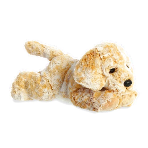 Aurora® Adorable Flopsie™ Rusty Retriever™ Stuffed Animal - Playful Ease - Timeless Companions - Brown 12 Inches