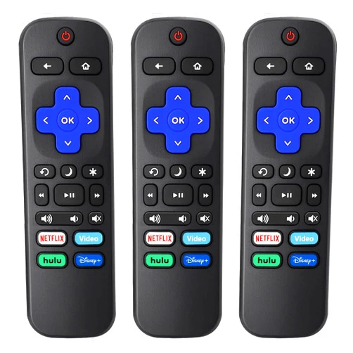 BUXQE (3 Pack) Replacement Remote for Roku-TV-Remote,Compatible for All Onn-Hisense-TCL-Westinghouse-Sharp-Philips-Element Roku TV Remotes