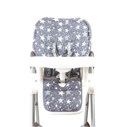 Todays Kids High Chair Pad - Machine Washable High Chair Cover, Easy Use Highchair Cushion, Soft Highchairs Covers for Baby, Padded Highchair Cover w/Elastic Back, Fits 3-5 Point Harness Chairs