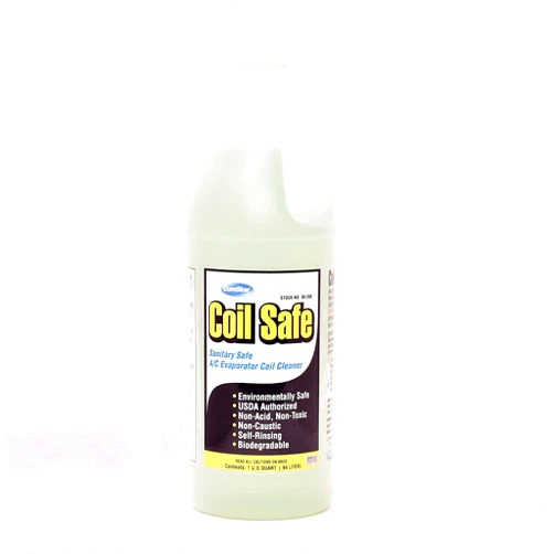 ComStar 90-299 Coil Safe Professional Grade Neutral pH Evaporator and Condenser Coil Cleaner, 1 quart Bottle, Green