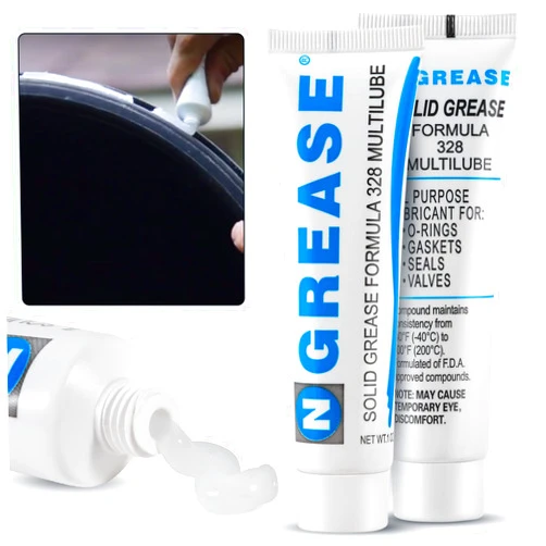Sunluway 2 oz Waterproof Lube for Hayward SPX0327 2 Ounce Swimming Pool Metal Parts Suitable for Most Pool O-Ring Gasket Silicone Lubricant, Plumbers Grease (Limited Edition)