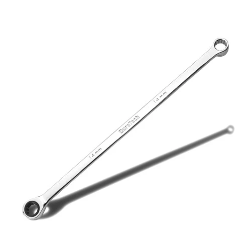 DURATECH 14mm Extra Long Ratcheting Wrench, Metric, CR-V Steel