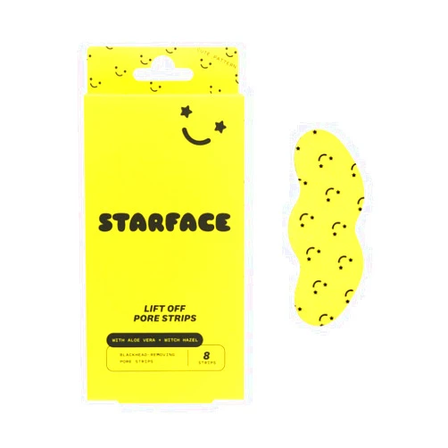 Starface World Starface Lift Off Pore Strips , Blackhead Remover , Deep Cleansing Nose Strip , Patches for Pores (8 count)