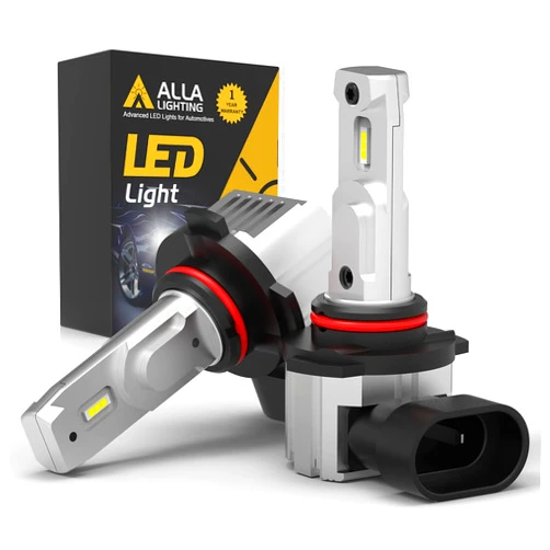 Alla Lighting 8000Lms H11 H8 H9 LED Fog Lights Bulbs or Daytime Running Lights(DRL) Lamps, 6000K Xenon White H16