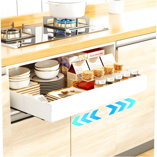 Godboat Pull Out Cabinet Organizer, Slide Out Drawers for Kitchen Cabinets, (12.4
