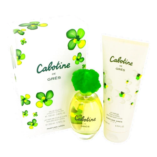 Gres Cabotine By PARFUMS GRES FOR WOMEN Gift Set - 3.4 oz Eau De Toilette Spray + 6.7 oz Body Lotion