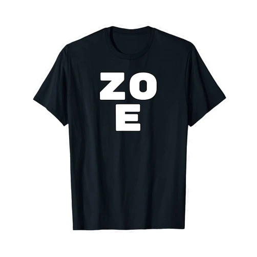 Personal Gift For Women Gift For ABIGAIL ZOE Personalized Retro Girls Custom ZOE Name T-Shirt