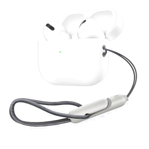 HiFan Lanyard Compatible for AirPods Pro 2, Anti-Drop & Anti-Lost Lanyard, Adjustable Lanyard with Clip for AirPods Pro 2（Grey）