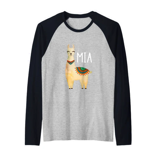 Llama Lover Ideas For Spanish Hispanic Mom Llama Mia Spanish Mom Mamá Mother’s Day Funny Raglan Baseball Tee