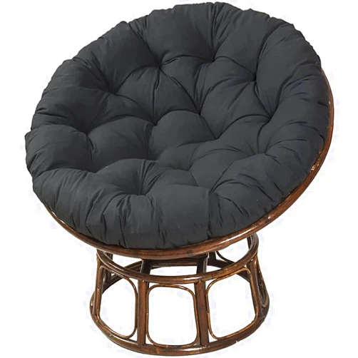 YWBXSHKD Papasan Outdoor Chair Cushion 60x60cm, Outdoor Cushion for Papasan Round Chair, Garden Swing Cushion Replacement, Soft Thicken Comfy Hanging Basket Chair