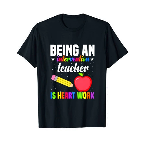 Visit Intervention Teacher Accessories Clothes Early Reading intervention Teacher Intervention Specialist T-Shirt