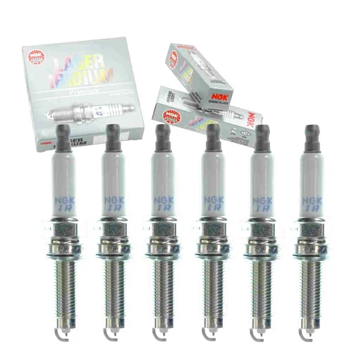 Sixity Auto 6 pc NGK Laser Iridium Spark Plugs compatible with Porsche Cayenne 3.6L V6 2011-2018