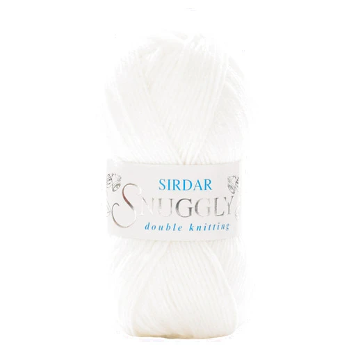 Sirdar Snuggly DK Double Knitting, White (251), 50g