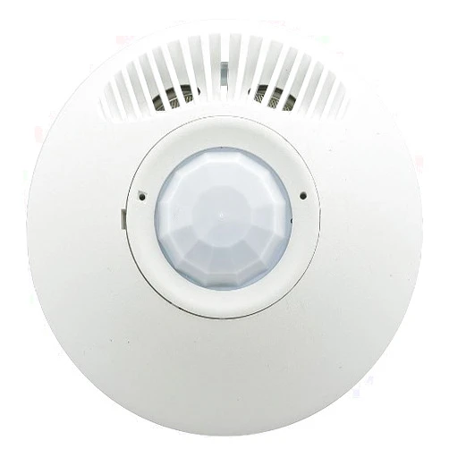 Hubbell ATD1000CL Adaptive Dual Ultrasonic & Passive Infrared Ceiling Sensor, 1000 Sq. Ft. Coverage, White