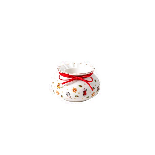Villeroy & Boch Delight Decoration Candle Holder Tin, 10x6cm, White