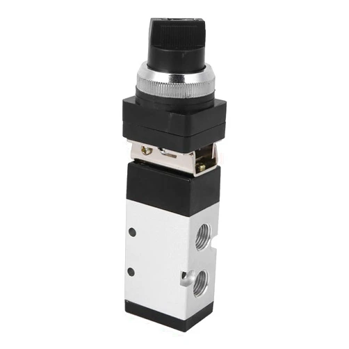 ZJchao Push Button Valve, Pneumatic Valve MSV86522-TB 2 - Position 5 - Way Mechanical Button Valve Switch Valve for Pneumatic System