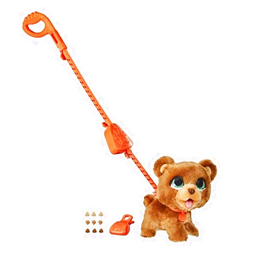 FurReal Poopalots Big Wags Interactive Pet Toy, Connectible Leash System, Ages 4 and Up (E8947)