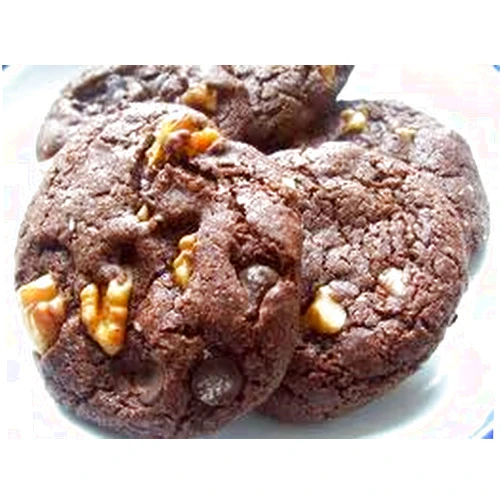 The Brittle Box Candy Co. Double Chocolate Chunck Walnut Cookies 2 Dozen Fresh Baked From The Brittle Box Candy Co.