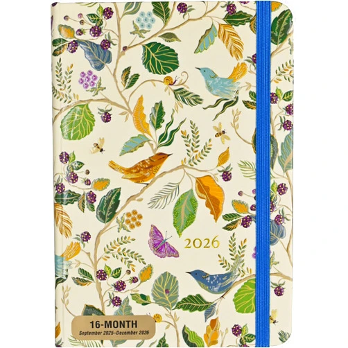 Peter Pauper Press,Claire Hocking 2026 Birds & Berries Weekly Planner (16 months, Sept 2025 to Dec 2026)