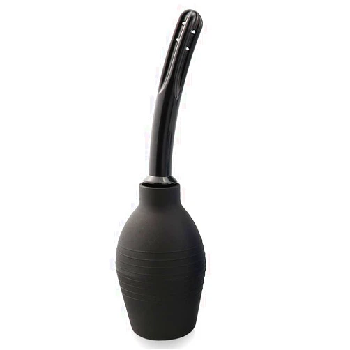 Showvigor Clean and Healthy Anal Douche for Women,Shower Enema Bulb Cleaner Wash Flusher System for Women and Man 10 oz(Black)