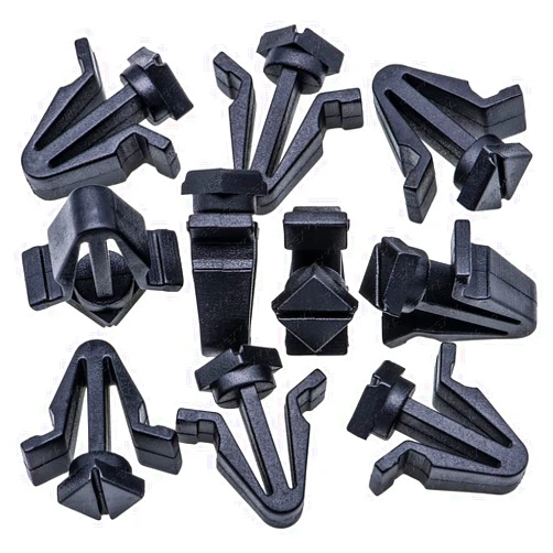 Rexka 10pcs Grille Retainer Clip Compatible with Nissan Infiniti 01553-03831 200SX, Axxess, Frontier, Maxima, Pulsar NX, Sentra, Stanza, Xterra, J30, M30, QX4