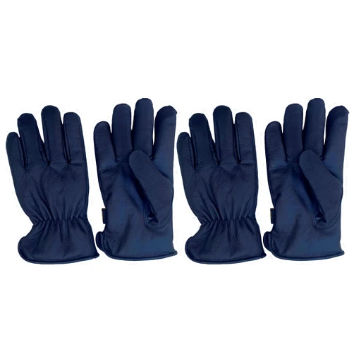 ZAKCO APEX-4 (PACK OF 2 PAIRS) Winter Lined Goatskin Gloves, Thermal Cold Weather Driver Gloves, Work or Casual Winter Gloves