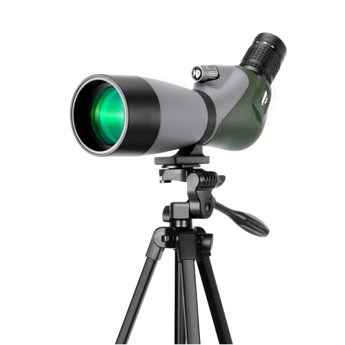 AOMEKIE 20-60x70 Spotting Scope with Adjustable Tripod HD Dual Focus Long Range Spotting Scope for Target Shooting Waterproof Fogproof for Bird Watching Archery with Carrying Bag