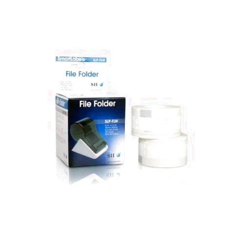 Seiko Instruments USA SLP-FLW Seiko Instruments White File Folder Labels for Smart Label Printers -SLP-FLW-