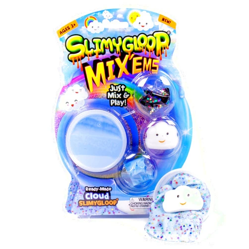 Slimygloop Mix'Ems Fluffy Cloud by Horizon Group USA, Multicolor