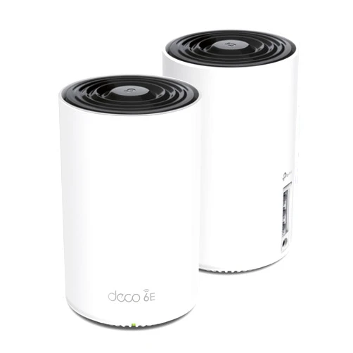TP-Link Deco AXE5400 Tri-Band WiFi 6E Mesh System(Deco XE75) - Covers up to 5500 Sq.Ft, Replaces WiFi Router and Extender, AI-Driven Mesh, New 6GHz Band, 2-Pack