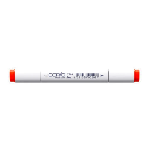 Copic Marker with Replaceable Nib, YR09-Copic, Chinese Orange