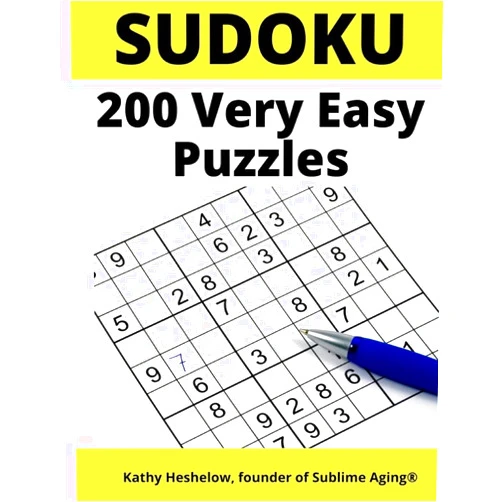 By Kathy Heshelow (Author) Sudoku 200 Very Easy Puzzles: For Adult Beginners to Keep the Brain Sharp; Includes Answer Keys