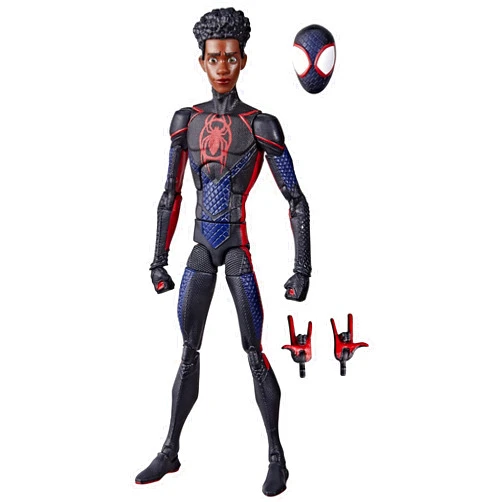 SPIDER-MAN Hasbro Marvel Legends Series Miles Morales 6-Inch Inspired Movie Action Figure Across The Verse (Part One) - 3 Accessories