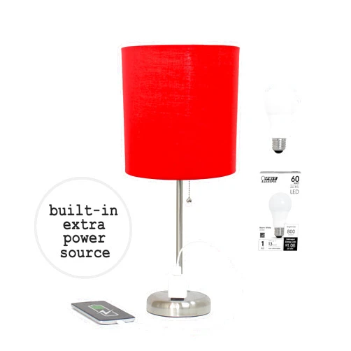 Simple Designs LT2024-RED-LB 19.5