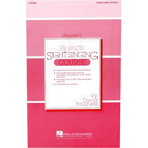 David Bauguess The Jenson Sight Singing Course (Vol. II)