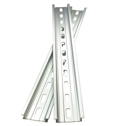 International Connector ICI T&G 2 Pieces DIN Rail Slotted Aluminum RoHS 12