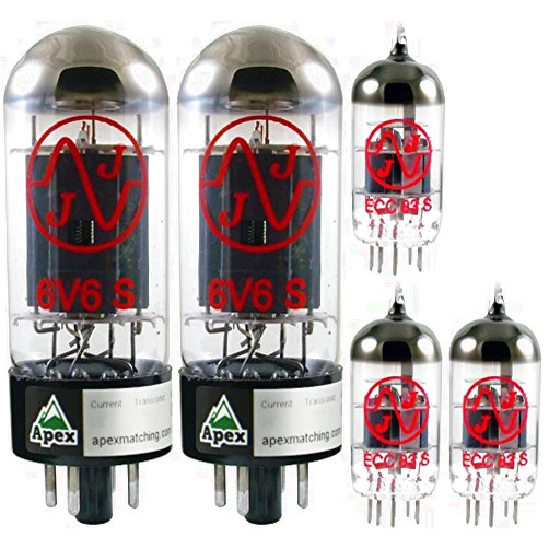 AmplifiedParts Vacuum Tube Set for Egnater Tweaker, JJ Brand, Apex Matched