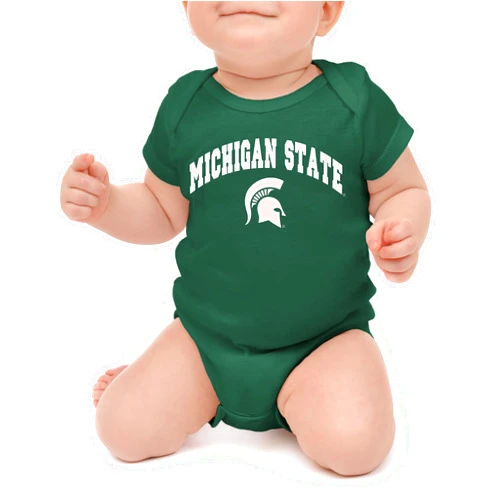 Little King NCAA Infant Romper-Arch Team Logo-100% Soft Cotton-Sizes 0-3M 6M 12M 18M