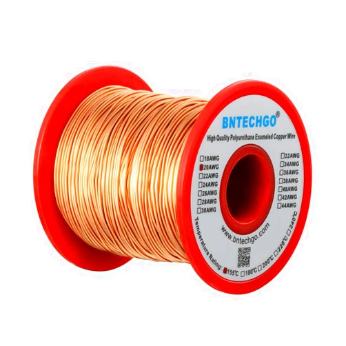 BNTECHGO 20 AWG Magnet Wire - Enameled Copper Wire - Enameled Magnet Winding Wire - 1.0 lb - 0.0315