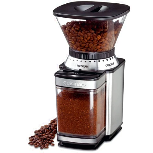 CUISINART Coffee Grinder, Electric Burr One-Touch Automatic Grinder with18-Position Grind Selector, Stainless Steel, DBM-8P1