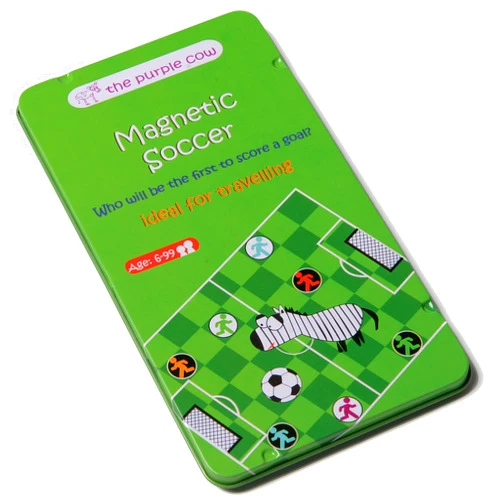 The Purple Cow Magnetic Travel Mini Soccer Game - Car Games , Airplane Games and Quiet Games