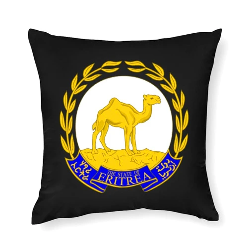 Generic Eritrea National Emblem Throw Pillow Covers Single-Sided Print Cushion Protect Case for Sofa Bedroom 20