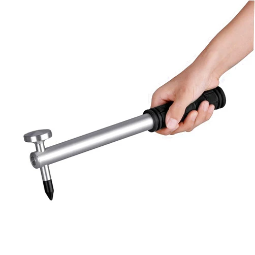G&S GS Tap Down Tools Aluminum Dent Hammer with Screw-on Plastic Tip Knockdown Hammer Hand Tools for Car Hail Damage Dent Repair Tools