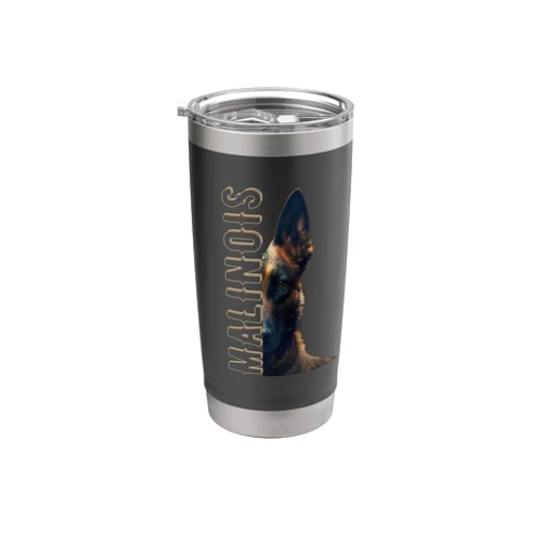 Hunde Dogs Männer Frau Frauen Geschenk Gift Malinois Belgian Shepherd Dog Stainless Steel Insulated Tumbler