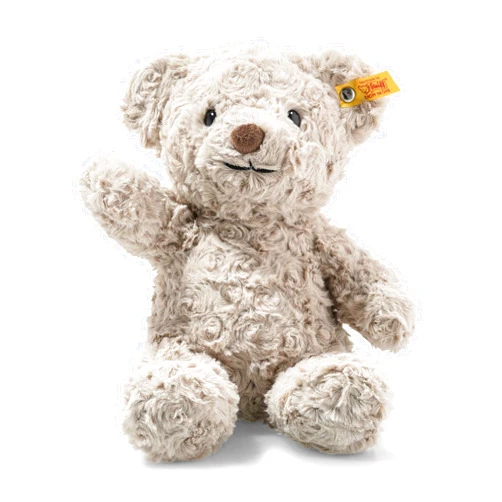 Steiff Honey Teddy Bear, Premium Teddy Bear Stuffed Animal, Teddy Bear Toys, Stuffed Teddy Bear, Teddy Bear Plush, Cute Plushies, Plushy Toy for Girls Boys and Kids, Soft Cuddly Friends (Tan, 11